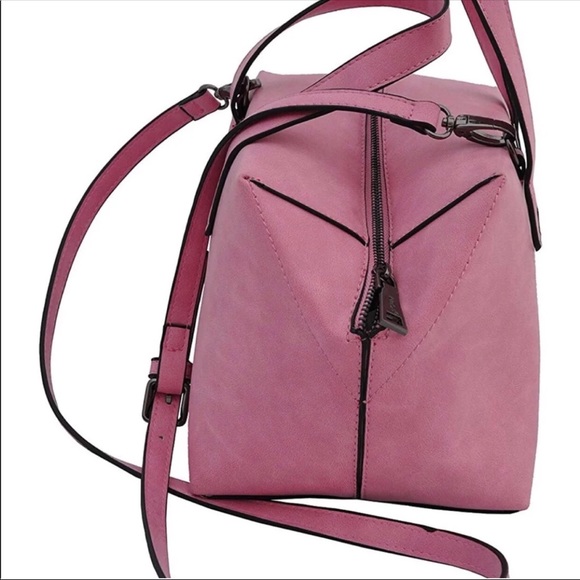 Trendy Pink Transformer Tote Bag - Picture 5 of 6